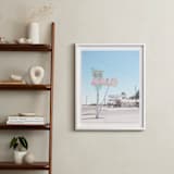 "66" - Art Print in vintage blue by Calais A Le Coq - In a Room