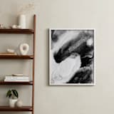 "Hemingway" - Art Print in Midnight Charcoal by Katherine Jury - In a Room