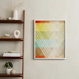 "Intersection" - Art Print in Muted Multi by Jennifer Morehead - In a Room