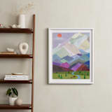"Denali, Alaska" - Art Print in Majestic Purple by melanie mikecz - In a Room