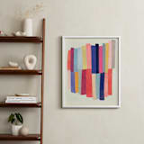 "Barred" - Art Print in White by melanie mikecz - In a Room