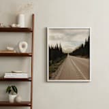 "Road Less Traveled" - Art Print in White by Alannah Kittle - In a Room