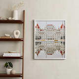"Seeing Double" - Art Print in Saffron by Sadye Sagov - In a Room