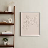 "lunettes" - Art Print in Linen by On Friday We - In a Room