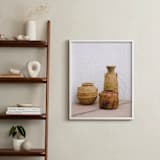 "Pottery II" - Art Print in Terracotta by Crystal Lynn Collins - In a Room