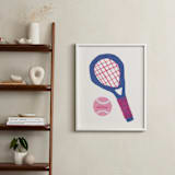 "Electric Sports 1" - Personalized Art Print in Cobalt by Carrie Moradi - In a Room