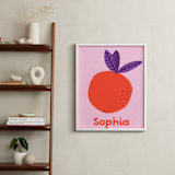 "My Fruity Family III" - Personalized Art Print in Citrus by Marta Crea - In a Room