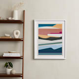 "Outlook" - Art Print in Pond by Jen Florentine - In a Room
