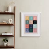 "1, 2 , 3, Oh I See! Count Along Numbers" - Art Print in Rainbow Sorbet by Karyna Amador Design - In a Room