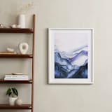 "Drift Watercolor" - Art Print in navy by Jen Merli - In a Room