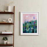 "Feel So Fine" - Art Print in Emerald Green by Sarina Diakos - In a Room