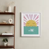 "El Sol" - Art Print in Sunshine by merry mack creative - In a Room