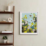 "Fly" - Art Print in sky by Jess Franks - In a Room