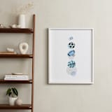 "Pop Art Sports" - Art Print in Periwinkle by Jessie Steury - In a Room