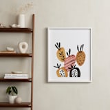 "Mipina" - Art Print in Sunshine Gold by Jenna Skead - In a Room