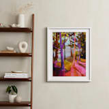 "Enchanted Island" - Art Print in Pink by Jess Franks - In a Room