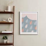 "Spring Rain" - Art Print in Blush by Iveta Angelova - In a Room