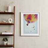 "Summer Sky" - Art Print in Sky Blue  by Haley Warner - In a Room