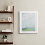 "Spring Brook" - Art Print in spring blue by AlisonJerry - In a Room