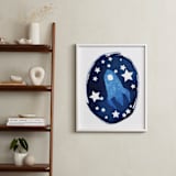 "To the stars and beyond" - Art Print in Prussian Blue by raven erebus - In a Room