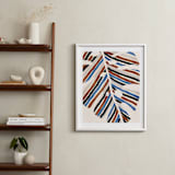 "Abstract Monstera Leaf" - Art Print in Cinnamon by Iveta Angelova - In a Room