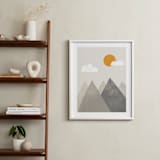 "The Mountains are Calling in the Morning" - Art Print in Mountain by Meghan Hageman - In a Room