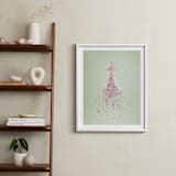 "Go All the Places" - Art Print in Pink on Mint by Chill Day Studio - In a Room