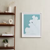 "The Next Adventure" - Art Print in Sunny Sky Blue by Anika Orrock - In a Room