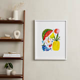 "Fruit Family" - Art Print in Tropical Paradise by Patrice Horvath - In a Room