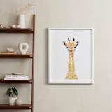 "baby animal.giraffe" - Art Print in merigold by Cass Loh - In a Room