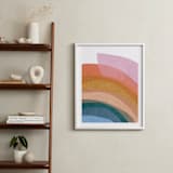 "paper rainbow" - Art Print in Rainbow by Carrie Moradi - In a Room