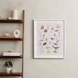 "Sea Alphabet" - Art Print in Blush by Kate Blalock - In a Room
