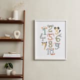 "Numbers in Disguise" - Art Print in Pastels by Serineh Eliasian - In a Room