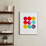 "Palette" - Art Print in Bright by Lori Wemple - In a Room