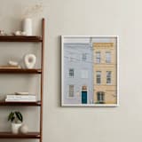"Georgetown Two" - Art Print in Muted Yellow by Lindsay Ferraris Photography - In a Room