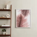 "Touched" - Art Print in Warm Mauve by Debra Pruskowski - In a Room