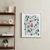 "Never Alone" - Personalized Art Print in Crisp White by Sarah Knight - In a Room