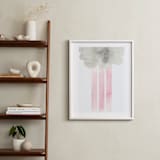 "Cloud and rain" - Art Print in Blushing Pink by Kanika Mathur - In a Room