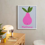 "My Fruity Family II" - Personalized Art Print in Candy by Marta Crea - In a Room