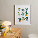"Planted" - Art Print in Fresh white by Afton Harding - In a Room