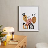 "Mipina" - Art Print in Sunshine Gold by Jenna Skead - In a Room