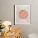 "Spring Sun" - Art Print in Blush by Iveta Angelova - In a Room