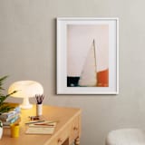 "Sunset Sail" - Art Print in Orange by ALICIA BOCK - In a Room