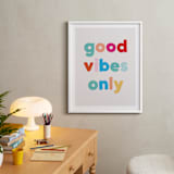 "My type II" - Art Print in Beige by Creo Study - In a Room