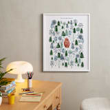 "Never Alone" - Personalized Art Print in Crisp White by Sarah Knight - In a Room