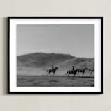 "wild wild west I" - Art Print in Western Grey by Sara Hicks Malone - Framed