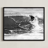 "No More Waiting" - Art Print in Black & White by Carole Crohan - CaroleeXpressions - Framed