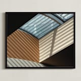 "Skylight Shadows" - Art Print in skylight shadows by A MAZ Design - Framed