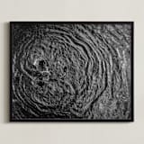 "River Kids" - Art Print in Black and White by Hello Sophie Design Lab - Framed
