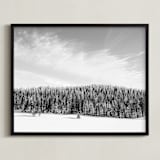 "Stand Tall" - Art Print in Cloudy Day by Jamie Lollback - Framed
